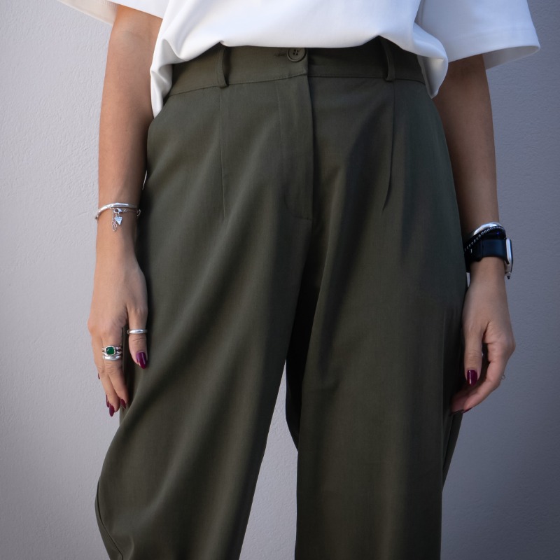 Υφασμάτινο παντελόνι tapered - Image 5